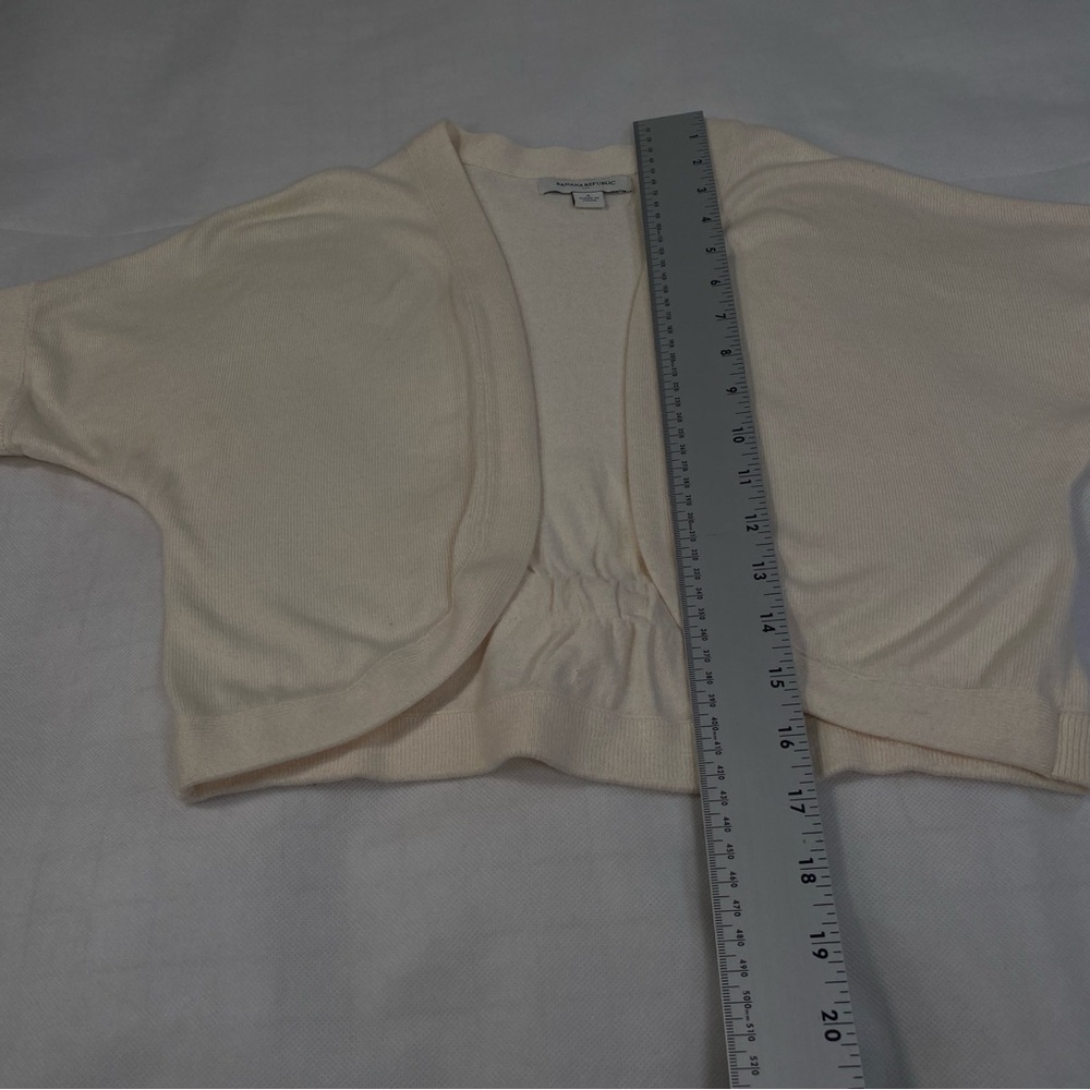 Banana Republic Cropped Bolero Sweater Sz S - Picture 4 of 9